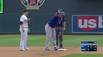 KC@MIN: Perez smacks an RBI single to left in the 4th