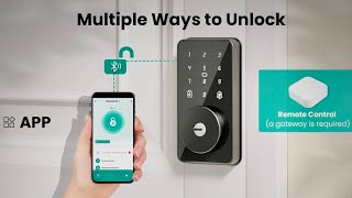 MOUSTRO Smart Door Lock Touchscreen