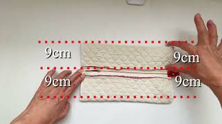 How to Make an Easy, Cute Box Pouch from a Single Piece of Fabric