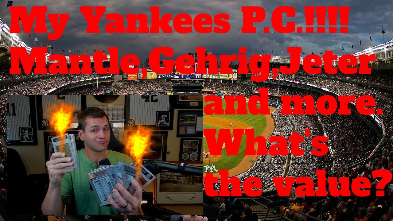 MY INSANE PC SPORTS CARD COLLECTION NEW YORK YANKEES EDITION JETER MANTLE GEHRIG