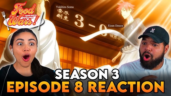 Shokugeki no souma 3 ep 1 – Desafiando a elite 10