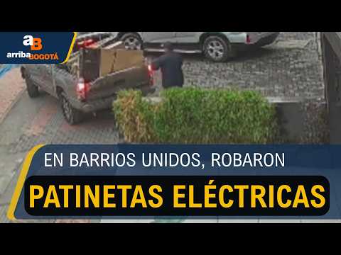 Multi-million peso robbery in Barrios Unidos: electric scooters worth 40 million pesos stolen | C...