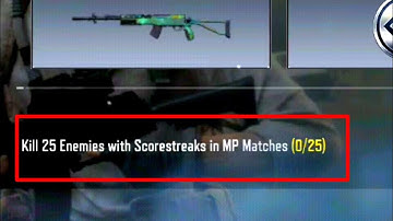 Kill 25 enemies with Scorestreaks in mp matches | how to Kill 25 enemies with Scorestreaks in mp
