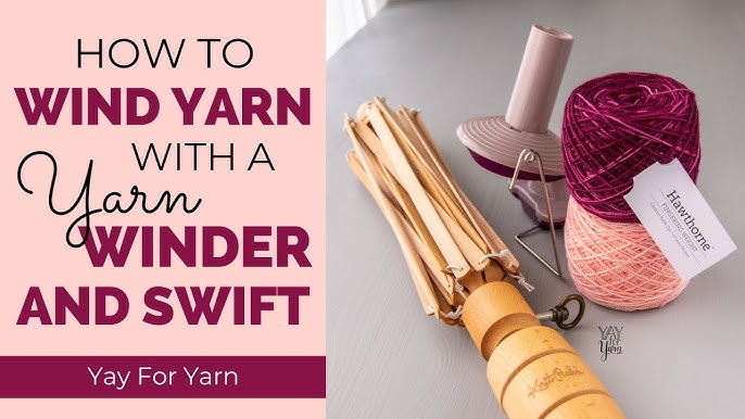 How to use Knit Picks Yarn Ball Winder 