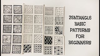 ZENTANGLE BASIC PATTERNS FOR BEGINNERS | LOCKDOWN 21 DAY 7
