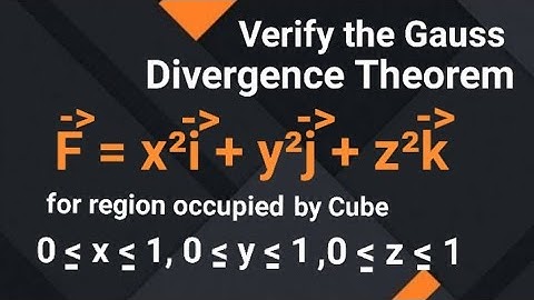 Verify Gauss Divergence Theorem| Vector Calculus |Surface Integral over Cube | #mscmathematics
