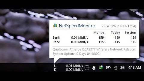 How To Install Net Speed Monitor in Windows 10