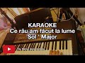 Ce ru am fcut la lume sol  maj  karaoke