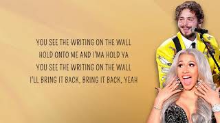 French Montana, Post Malone, Cardi B ~ Writing On The Wall Lyrics ~ EnterWholement