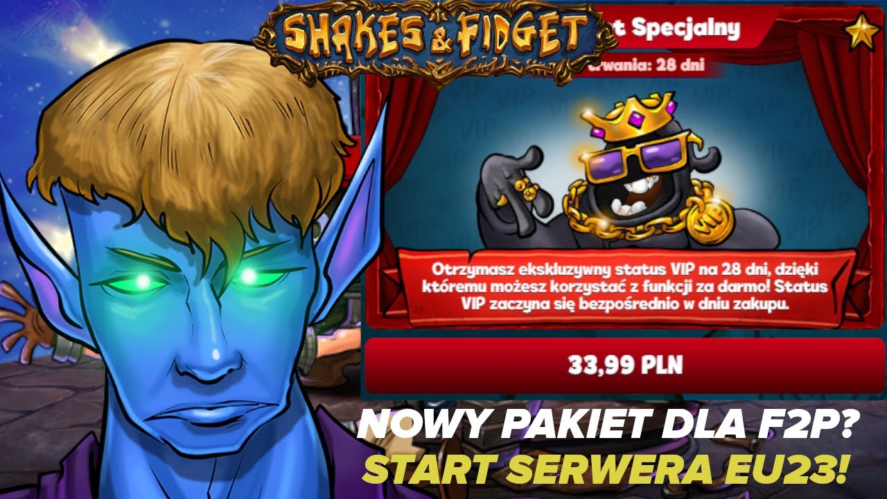 🔥 SHAKES & FIDGET🔥 WIEMY KIEDY BĘDZIE PAKIET VIP! NOWY SERWER EU23 ...