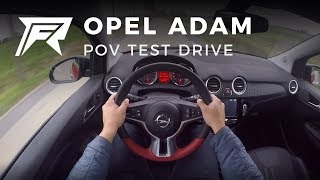 2017 Opel Adam 1.0 Turbo 90HP - POV Test Drive (no talking, pure driving)