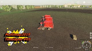 harvesting tobacco, sell tobacco, spreading lime |FS19 Multimap 2019 mit GlobalCo. |Timelapse #05 |