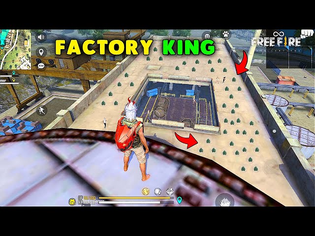 Factory King Hacker😡 I Meet Hacker On Factory Roof  Diamond Hacker. Wall  Hacker- Garena Free Fire 