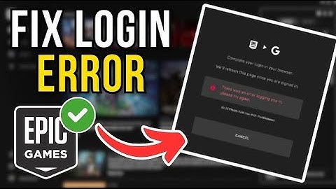 How To Fix Epic Games Login Error - Full Guide