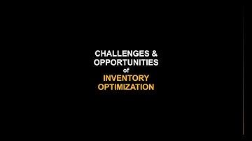 Challenges and Opportunities of Inventory Optimization