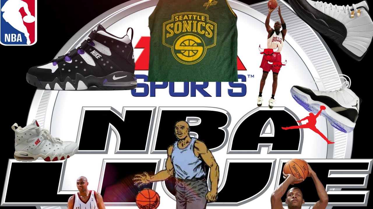 Nba Live 2004 Had Exclusive Sneakers Practice Gear Barkley vs Jordan.