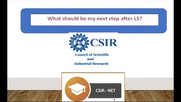 What to do after qualifying CSIR NET (LS) ?