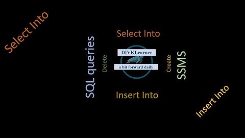 SQL Server Select Into Vs Insert Into