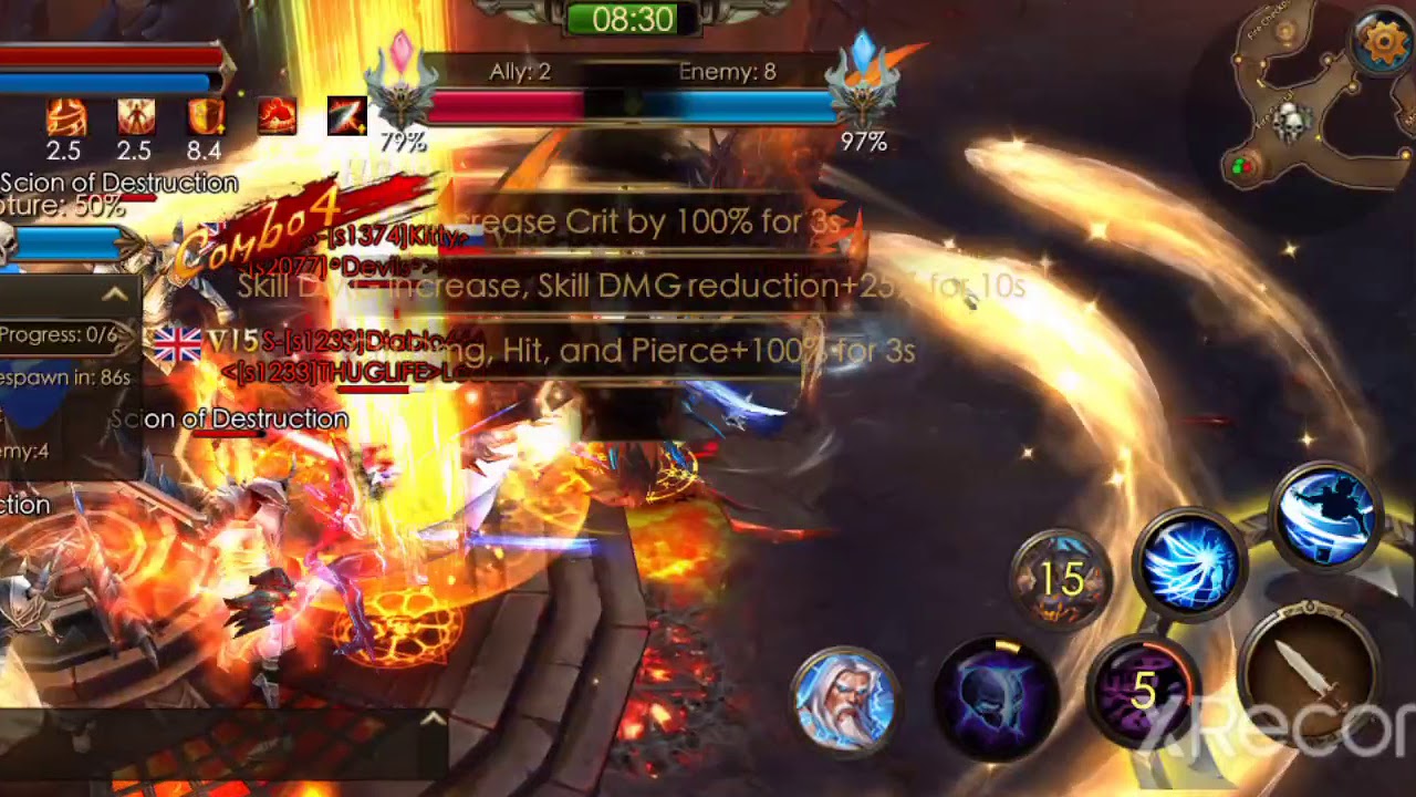 Ice Fire ..A different fight .. Spawn traped from 400bil guys and over ..