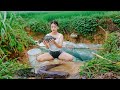 Girl Fishing, Little Known Fishing Technique, Catch Fish in One Catch - Vy Fishing