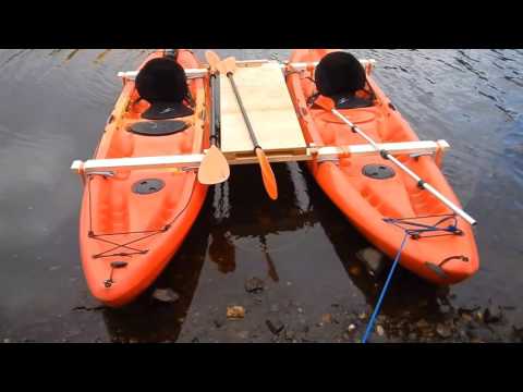 DIY Motor Kayak Catamaran with Outriggers | Doovi