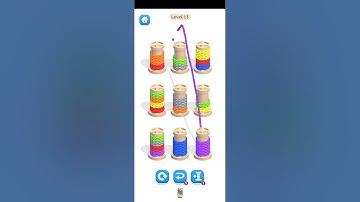 Rope Color Match 3D #relaxinggames #colorpuzzle #puzzle #games #ropecolormatch #ropecolormatch3d