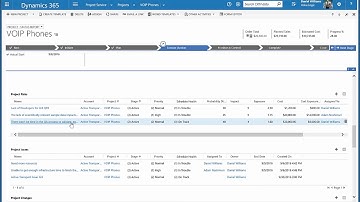 Dynamics 365 Project Service Demo