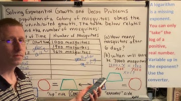 Solving Exponential Growth and Decay Problems (Part 1)
