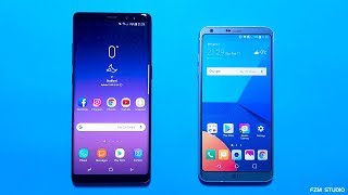 Samsung Galaxy Note 8 VS LG G6 - Speed Test (4K)