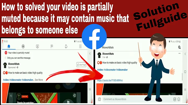 ⭕🔴 How to solve your video is partially muted on Facebook. Solution Full Guide.