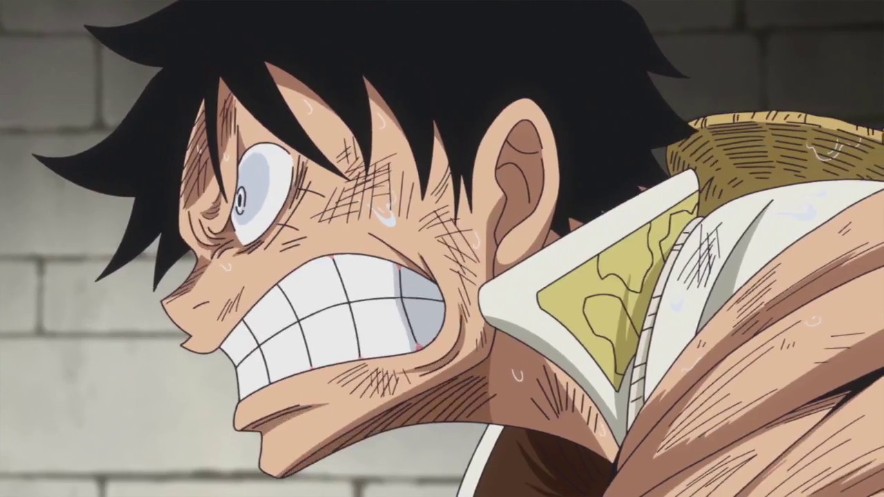 Luffy Tries To Rip His Hands So He Can Escape Prison One Piece Episode 816 Youtube