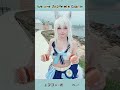 we are japanese goblin! #shorts #cosplay #水着 #hololive #shirakamifubuki #白上フブキ #dance 【花梨Hanari】