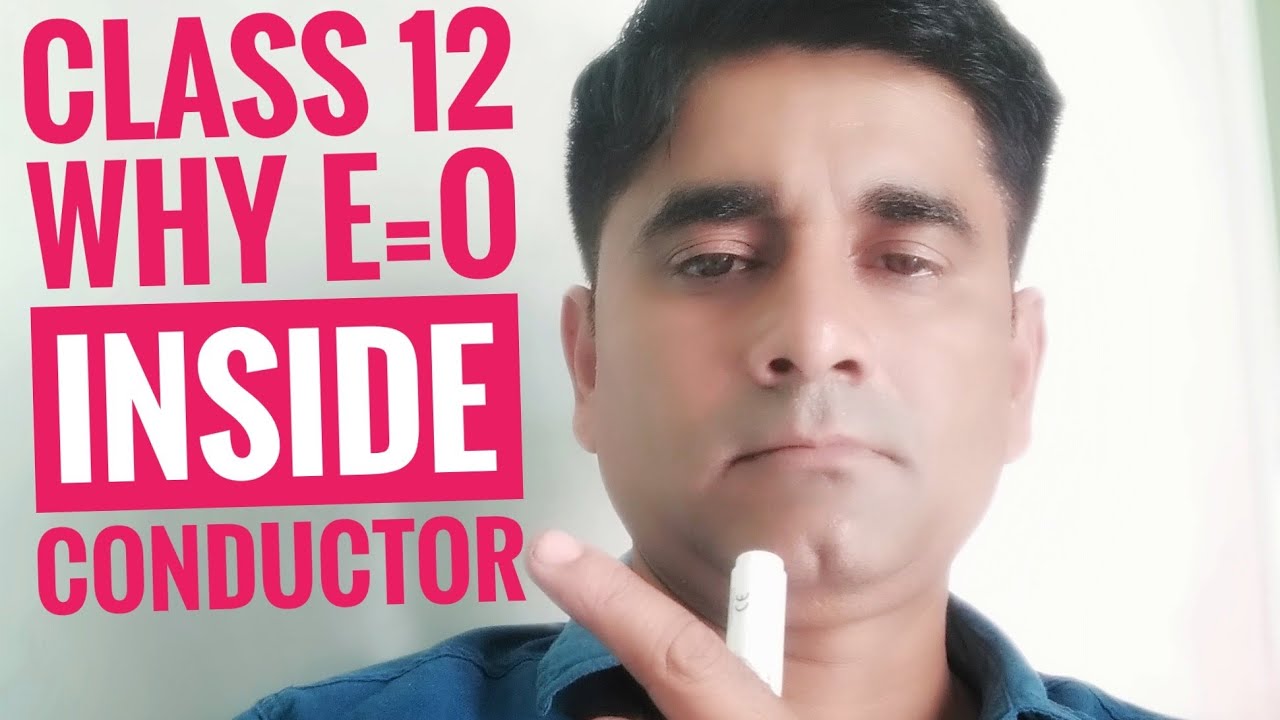 CLASS 12 ELECTRIC FIELD INSIDE THE CONDUCTOR IS ZERO - YouTube