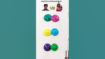 A Minecraft Movie VS Squid Game Guess the mixed color#satisfying #squidgame2#colormunimix #minecraft