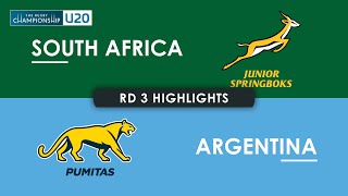 HIGHLIGHTS | SOUTH AFRICA v ARGENTINA | The Rugby Championship U20 2024 | Round 3 screenshot 3