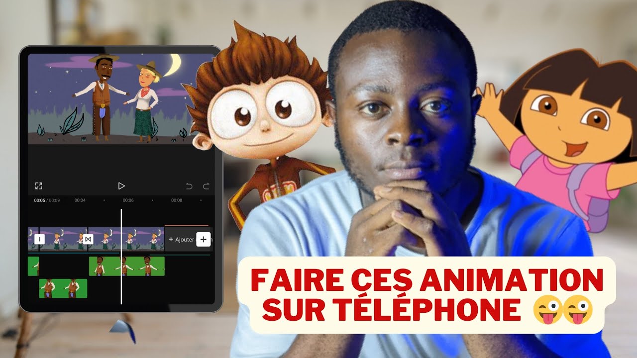 comment CRÉER un DESSIN ANIMÉ avec son TÉLÉPHONE[Entre 2 PERSO] - YouTube