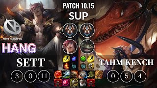 VG Hang Sett vs Tahm Kench Sup - KR Patch 10.15