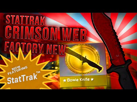 STATTRAK BOWIE CRIMSON WEB FACTORY NEW UNBOXING (BY MY FRIEND)
