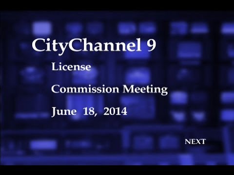 License Commission 06/18/14 - YouTube