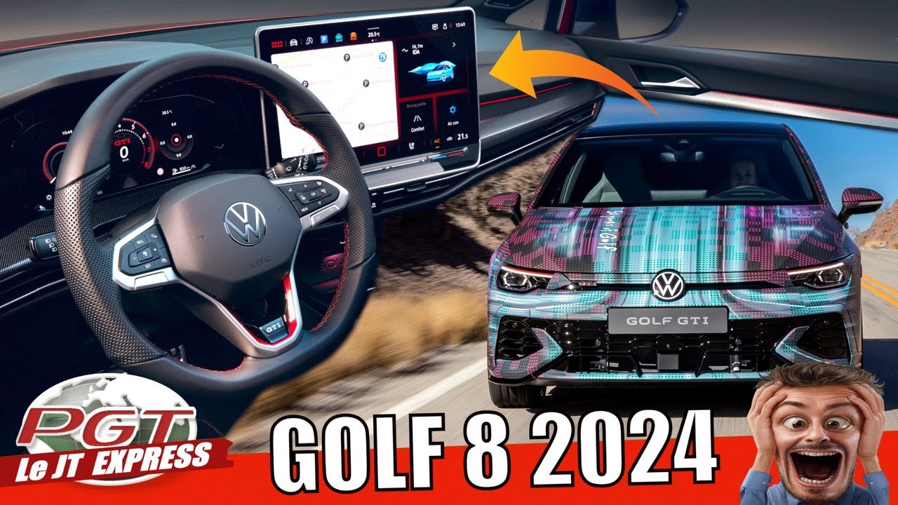 Golf 8 2024 : La GTi Dévoile Enfin l'Intérieur !!