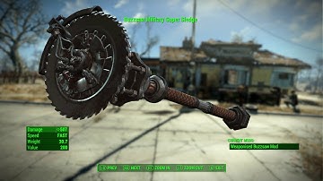 Fallout 4 Mod Review Classic Super Sledge