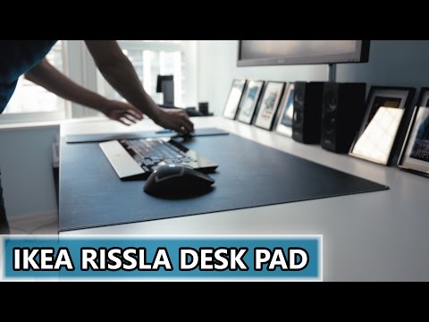 A Gigantic Ikea Rissla Mouse Pad The Beginning Of Desk Setup 2