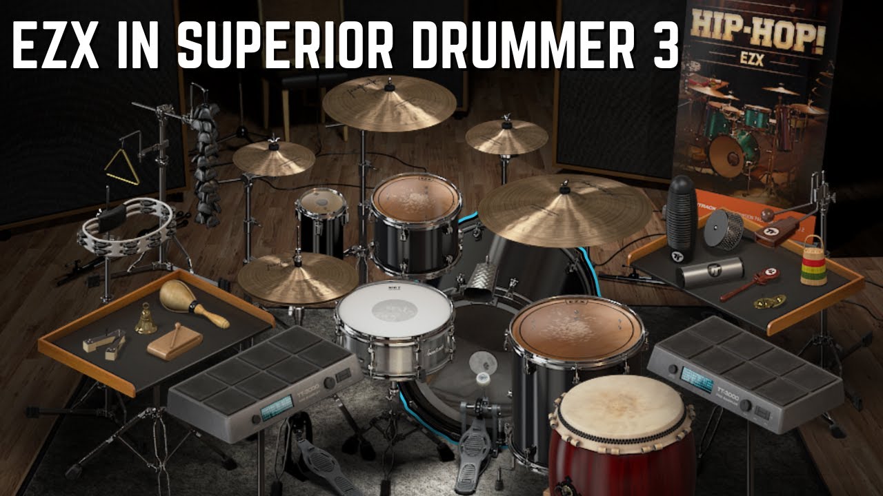 Theory and Experiments 3巻セット Using EZX Expansion Packs In Superior Drummer 3 - YouTube