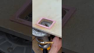 Day 67 of 100 Daily 3D Prints – Desktop Outlet Adapter + Router Template #100days #diy #3dprinting