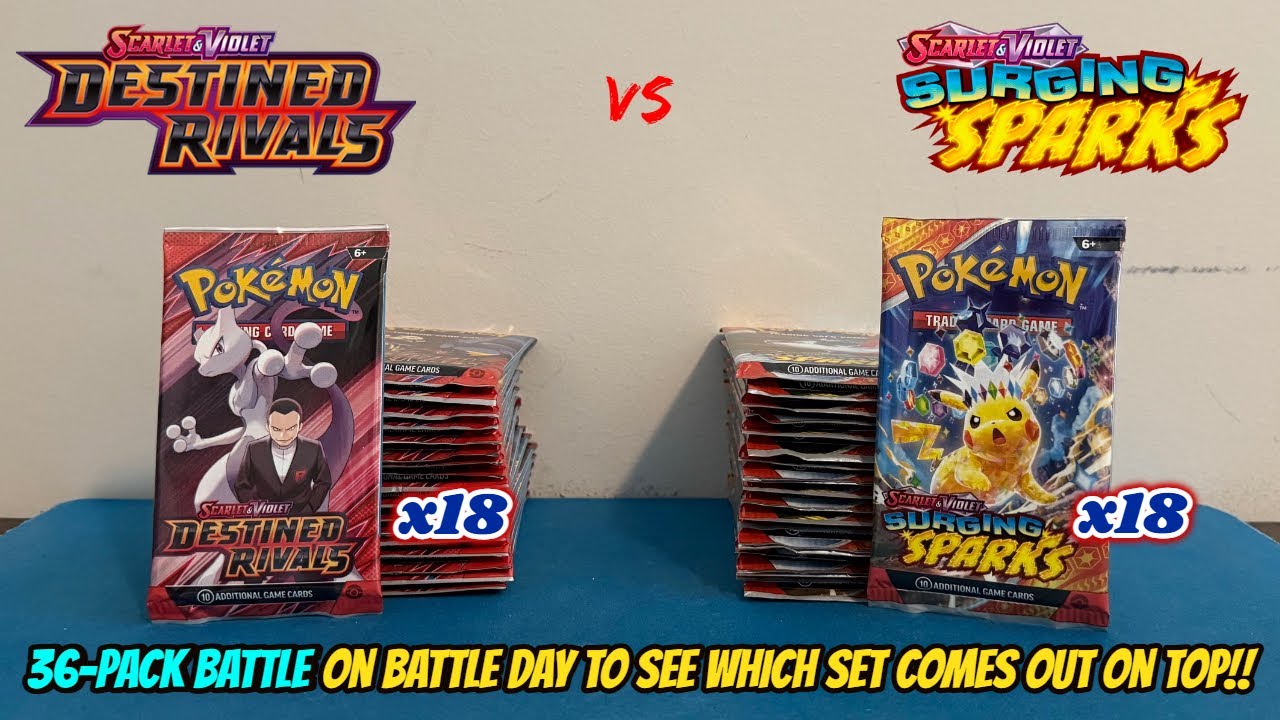 destined rivals booster box 36 packs Pokemon TCG: Scarlet & Violet - Display Cards vary by pack.) Join forces with the likes of Cynthia and Garchomp ex Scarlet And Violet Booster Box