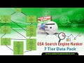 GSA Search Engine Ranker 7 Tier Data pack Overview by Asia Virtual Solutions - GSA SER 7 Tier