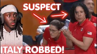 USA Nearly CHOKED Vs Italy As Refs CHEAT For USA!! Caitlin Clark ICED Out By Team + More!!