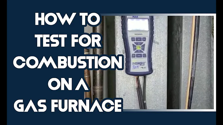 how to test combustion on a high efficiency furnace using bacarach fyrite insight plus