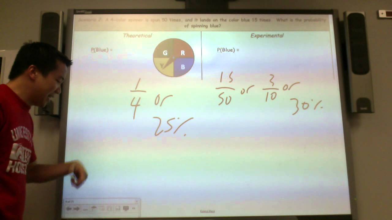 Theoretical Versus Experimental Probability YouTube Theoretical Versus Experimental Probability YouTube