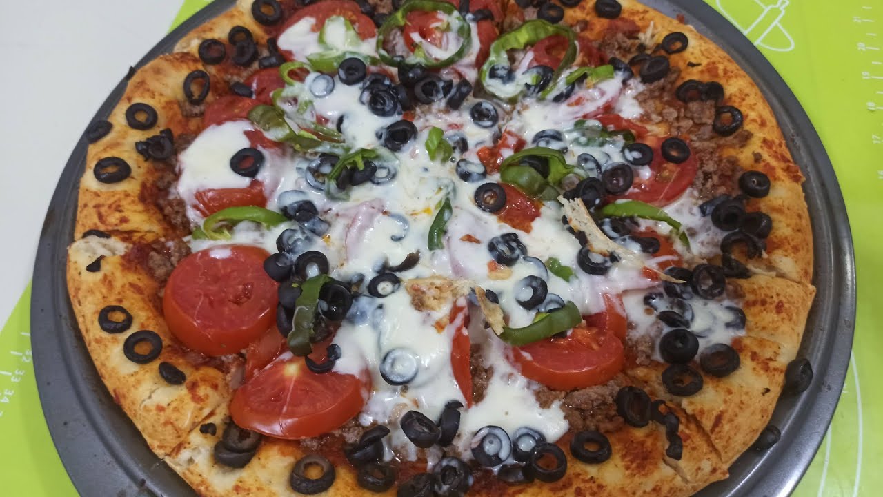 #طريقة البيتزا سهله جدا،😋😋